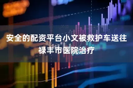 安全的配资平台小文被救护车送往禄丰市医院治疗